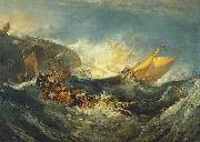Joseph Mallord William Turner The shipwreck of the Minotaur, painting